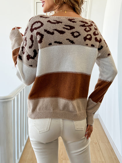 Pull Moka – imprimé léopard
