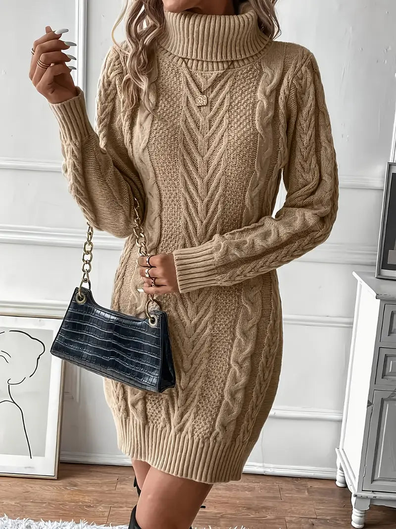 Robe Pull à câbles pour femme