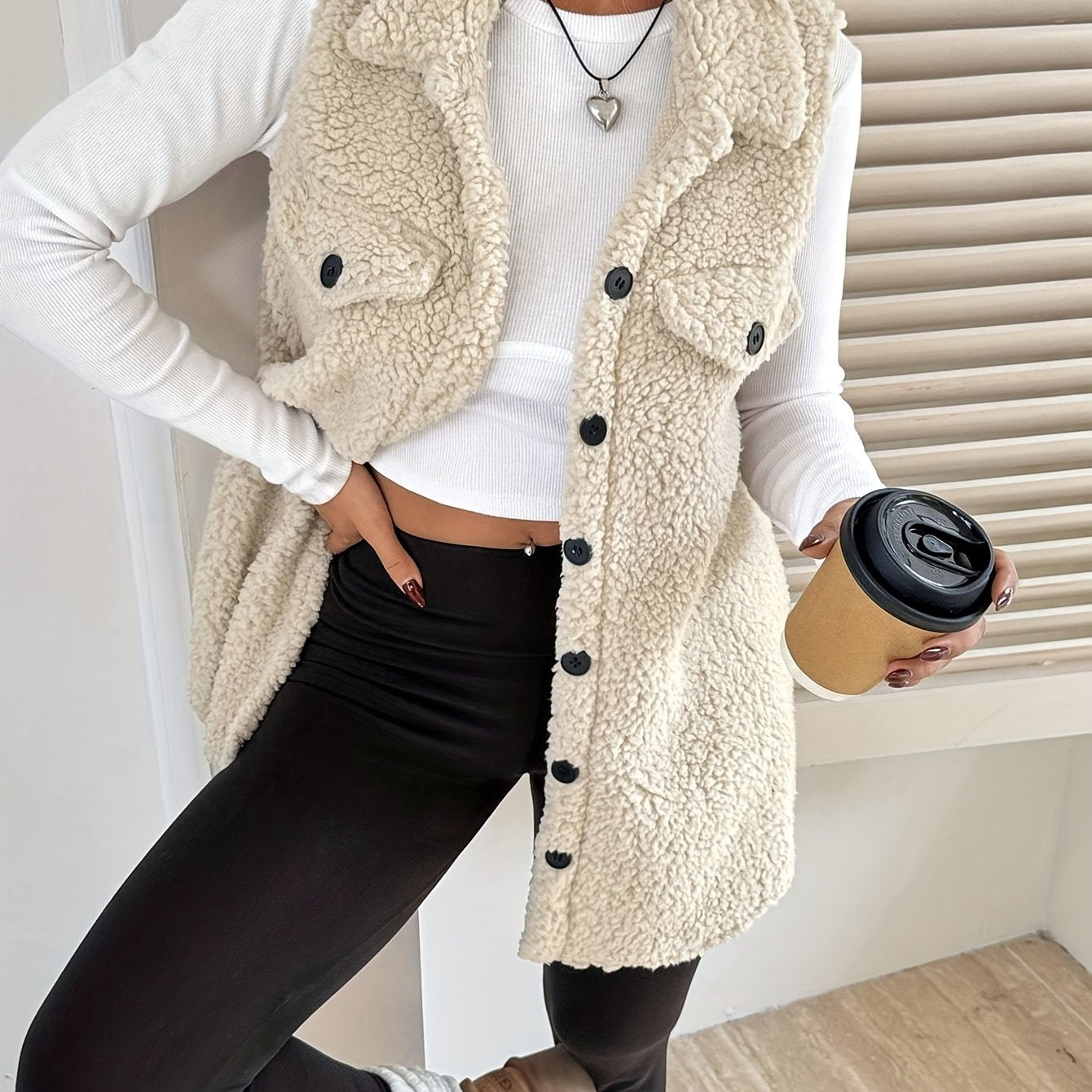 Gilet Nuvéa – fausse fourrure douce