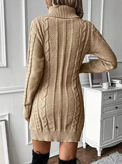 Robe Pull à câbles pour femme